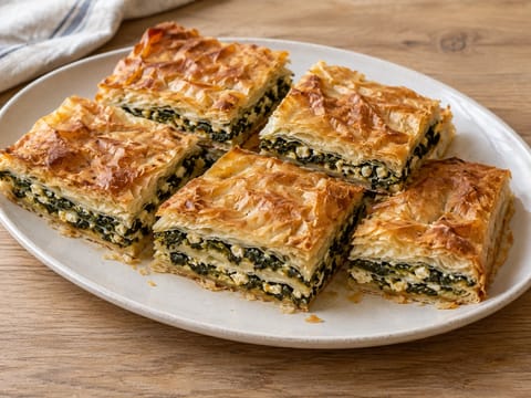 Börek mix (filo taštičky se špenátem a fetou) Börek mix (filo taštičky se špenátem a fetou)