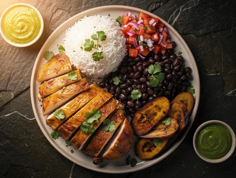 Holiday Latin Table (Festive Meal Spread)