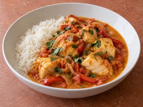 Juhlava moqueca (brasilialainen kookosmaitoinen kalapata)