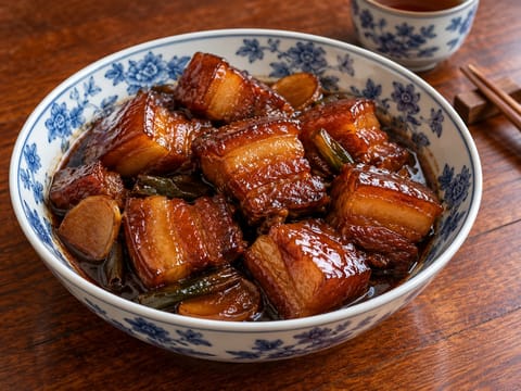 Hong Shao Rou (burtă de porc înăbușită roșu) Hong Shao Rou (burtă de porc înăbușită roșu)