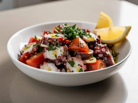Insalata di Polpo alla Luciana (blekksprutsalat i Luciana-stil)
