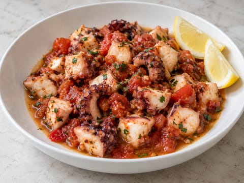 Insalata di Polpo alla Luciana (sałatka z ośmiornicy po lucjańsku) Insalata di Polpo alla Luciana (sałatka z ośmiornicy po lucjańsku)