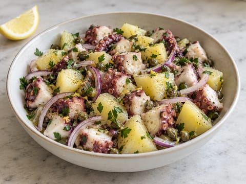 Insalata di Polpo e Patate (blekksprut- og potetsalat) Insalata di Polpo e Patate (blekksprut- og potetsalat)