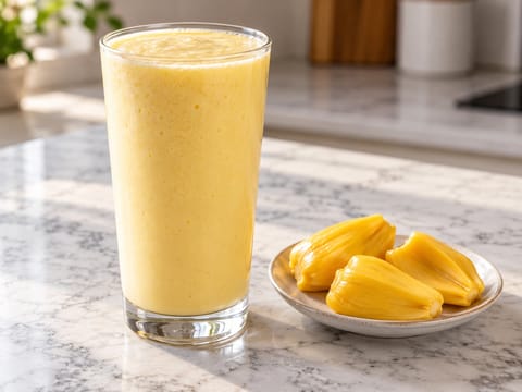 Vietnamský milkshake z jackfruitu Vietnamský milkshake z jackfruitu