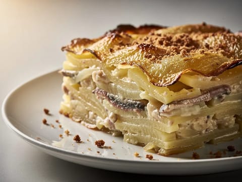 Jansson’s Frestelse (İsveç Patatesli ve Hamsili Güveç)