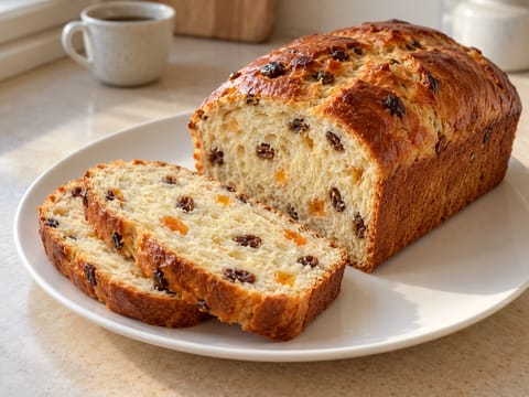 Julekake (norský vánoční chléb s rozinkami a kandovanou citrusovou kůrou) Julekake (norský vánoční chléb s rozinkami a kandovanou citrusovou kůrou)