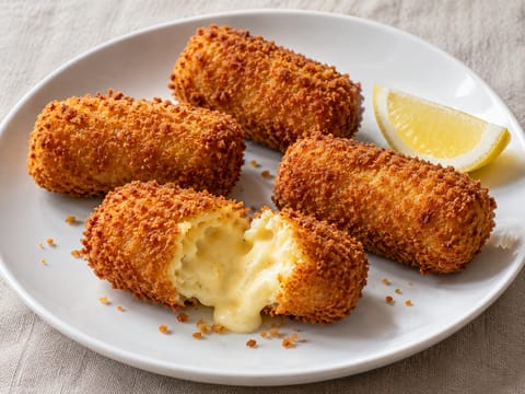 Kaaskroketten (belgiske ostekroketter) Kaaskroketten (belgiske ostekroketter)