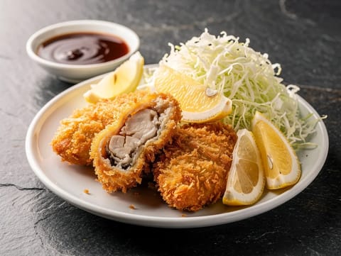 Kaki Fry (friterade ostron panerade i panko)