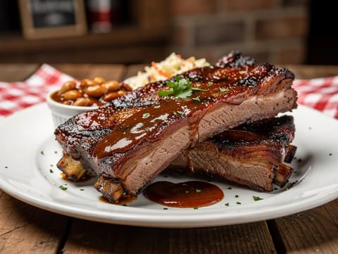 Wołowe żeberka BBQ w stylu Kansas City