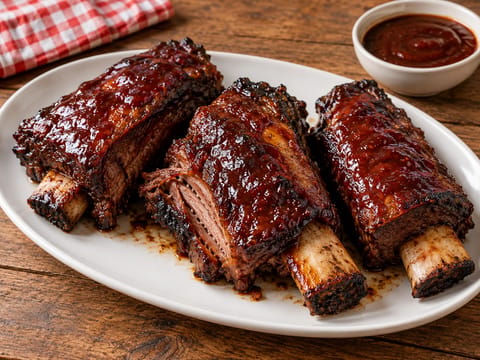 Kansas City-i stílusú BBQ marhaoldalas Kansas City-i stílusú BBQ marhaoldalas