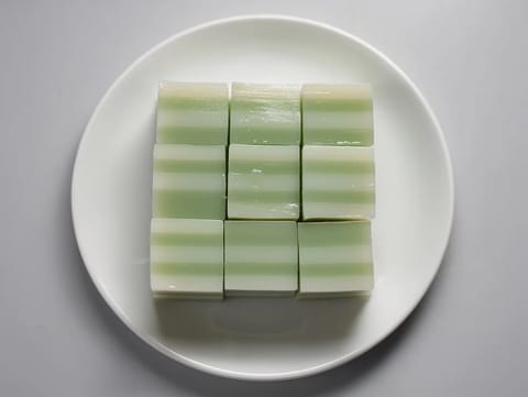 Khanom Chan (Layered Coconut Dessert)