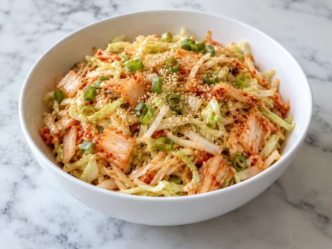 Moderner Kimchi-Coleslaw Moderner Kimchi-Coleslaw