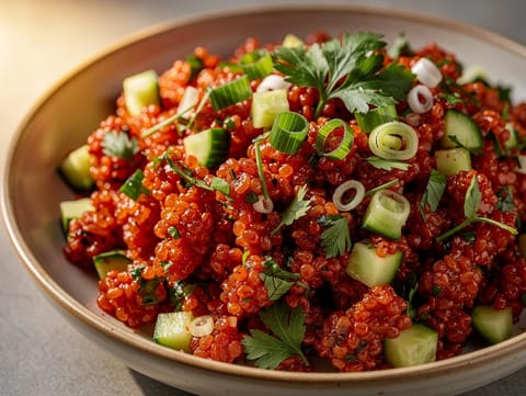Kisir (turkisk bulgursallad) Kisir (turkisk bulgursallad)