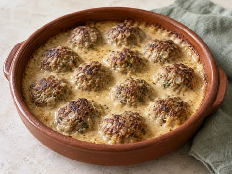 Kofta bil Tahini (tahin soslu fırın köfte) Kofta bil Tahini (tahin soslu fırın köfte)