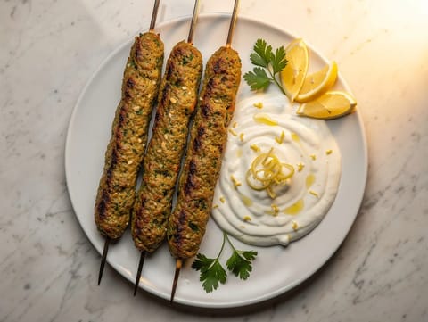 Kuřecí kofta kebaby