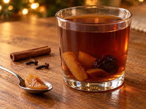 Kompot z Suszu (boisson polonaise aux fruits secs, cannelle et clous de girofle) Kompot z Suszu (boisson polonaise aux fruits secs, cannelle et clous de girofle)