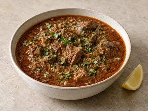 Lamb Nihari (langtidsbraiseret krydret gryderet)