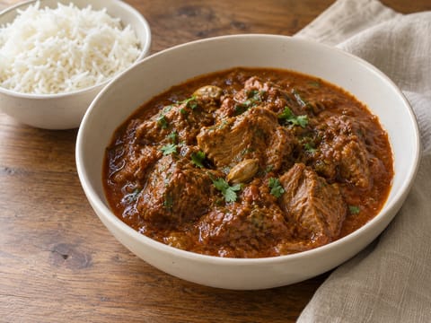 Rogan josh d’agneau aux épices entières