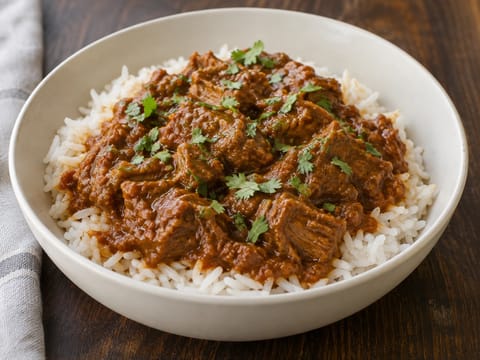 Lamb Rogan Josh (brit-indiai stílusban)