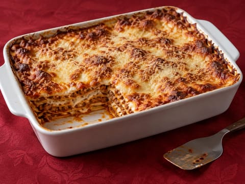 Lasagne Natalizie (Lasagne di Natale con ragù di manzo e besciamella) Lasagne Natalizie (Lasagne di Natale con ragù di manzo e besciamella)