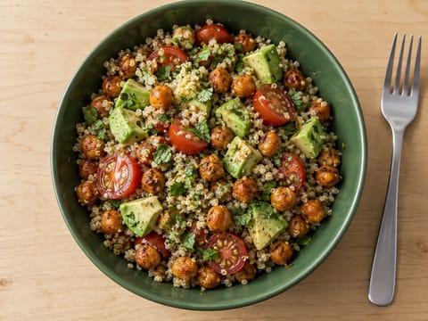 Bowl di ceci in stile latino