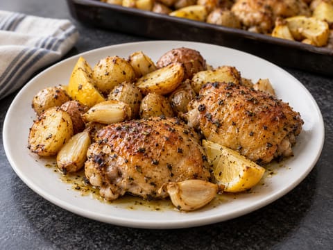 Lemon Herb Chicken Traybake Lemon Herb Chicken Traybake