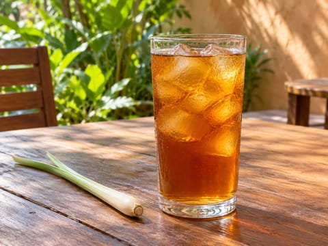 Ceai rece cu lemongrass Ceai rece cu lemongrass