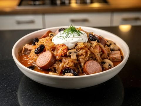 Taça de Bigos Leve (Ensopado de Caçador Moderno) Taça de Bigos Leve (Ensopado de Caçador Moderno)