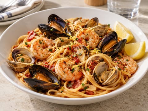 Linguine allo Scoglio (Italian Seafood Pasta) Linguine allo Scoglio (Italian Seafood Pasta)
