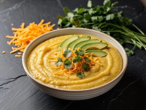 Locro de Papa (soupe équatorienne de pommes de terre et fromage) Locro de Papa (soupe équatorienne de pommes de terre et fromage)