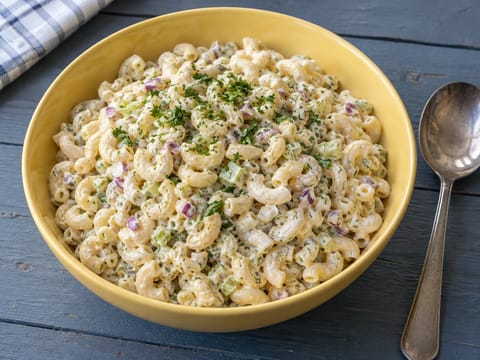 Makaronisallad med senapsdressing Makaronisallad med senapsdressing