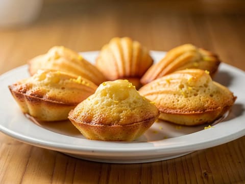 Madeleines (franske muslingekager med citron og vanilje) Madeleines (franske muslingekager med citron og vanilje)
