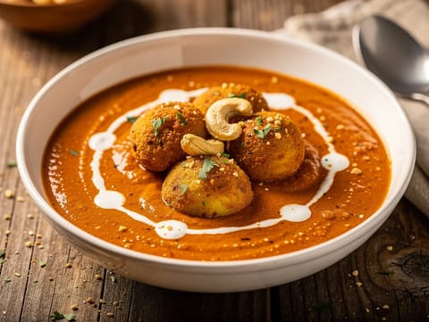 Malai Kofta en sauce tomate crémeuse
