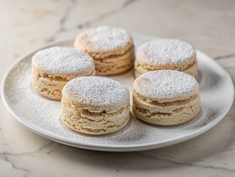 Mantecados (biscuits espagnols au saindoux) Mantecados (biscuits espagnols au saindoux)