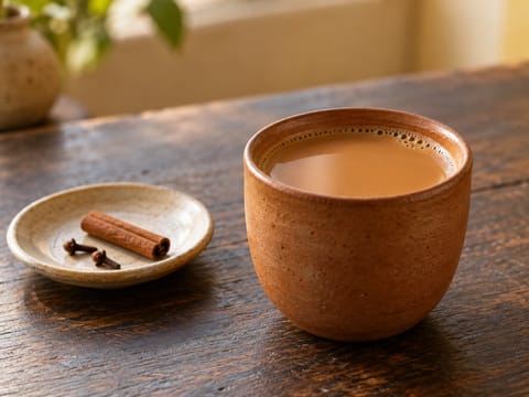 Masala chai (gekruide melkthee)