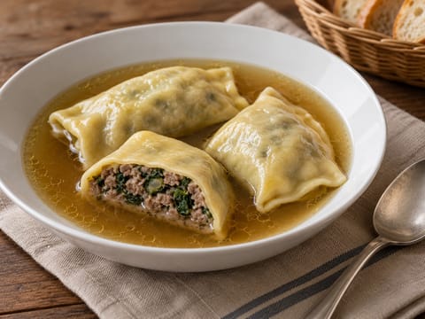 Maultaschen (schwabiska dumplings) Maultaschen (schwabiska dumplings)