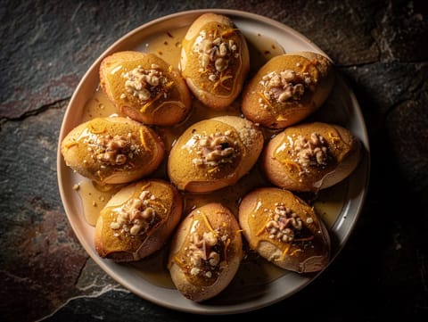 Melomakarona (biscotti greci natalizi al miele) Melomakarona (biscotti greci natalizi al miele)
