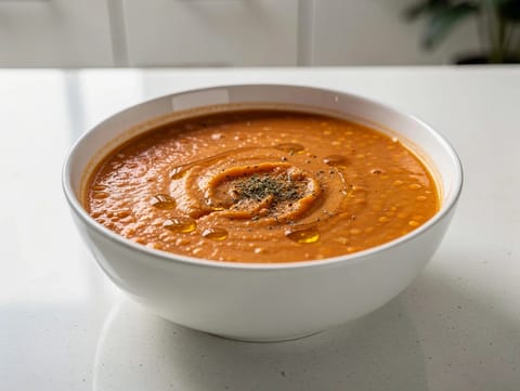 Mercimek Çorbası (tyrkisk rød linsesuppe)