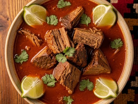 Birria de Res (mexický dušený hovězí guláš) Birria de Res (mexický dušený hovězí guláš)