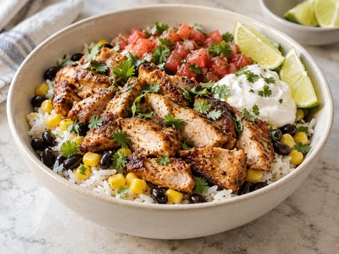 Bol burrito mexican cu pui Bol burrito mexican cu pui