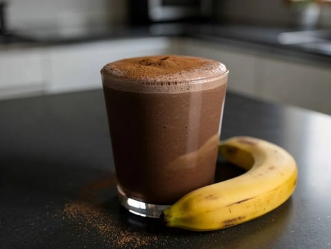 Mexican Chocolate Banana Smoothie