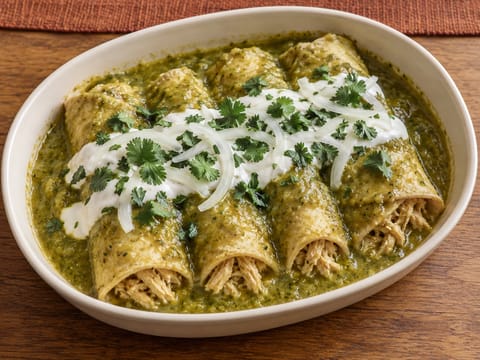 Enchiladas Verdes with Chicken Enchiladas Verdes with Chicken