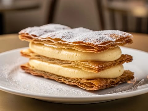 Millefeuille (Vanilyalı Kremalı Dilim)