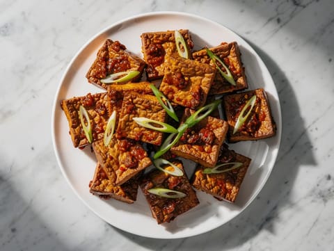 Miso Chilli Crispy Tofu