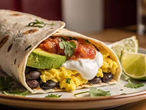 Modern Breakfast Burrito Modern Breakfast Burrito
