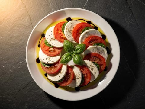 Moderni caprese-salaatti