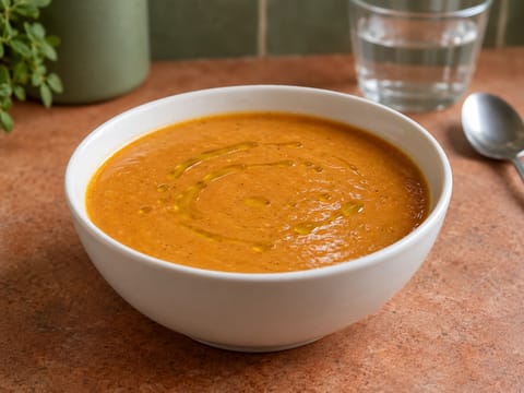 Lekka zupa mercimek (turecka zupa z czerwonej soczewicy)