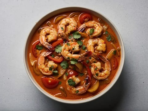Moqueca de Camarão (estofado brasileño de gambas) Moqueca de Camarão (estofado brasileño de gambas)