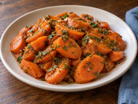 Moroccan Spiced Carrots with Lemon and Coriander