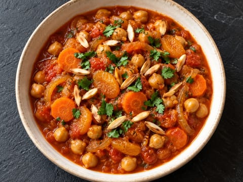 Quick Moroccan Vegetable Tagine-Style Stew Quick Moroccan Vegetable Tagine-Style Stew